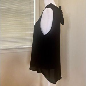 NWOT Satin Tie-back Top